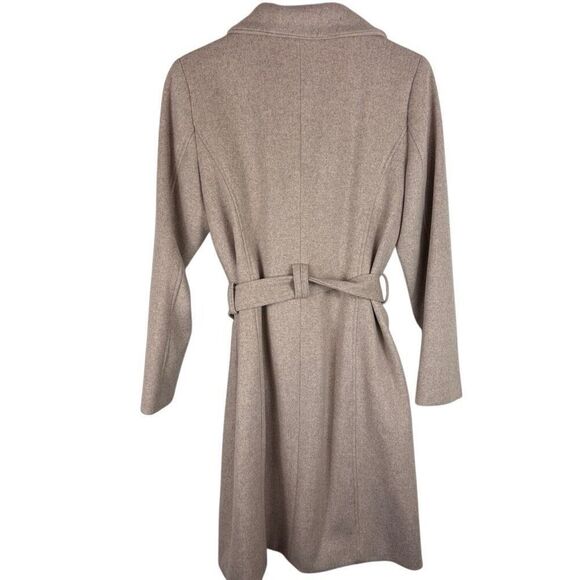 NWT Cole Haan Slick Wool-Blend Long Coat- size 12 - Picture 7 of 12